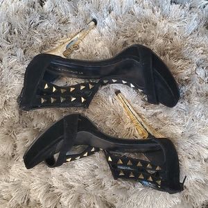 Gold Studded Stilettos